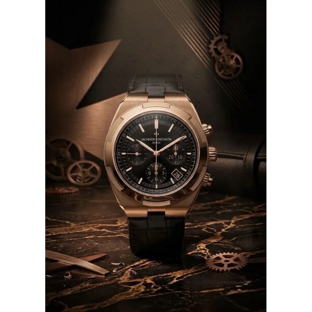 VACHERON CONSTANTIN CHRONOGRAPH BLACK ROSE GOLD