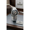 Rad o True Round Open Heart Automatic Silver Black