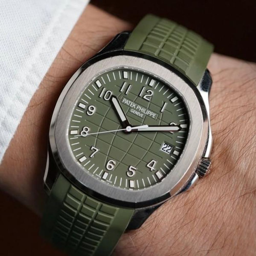 Pate_ek Philippe Aquanaut 5167R-001 Green silver Green
