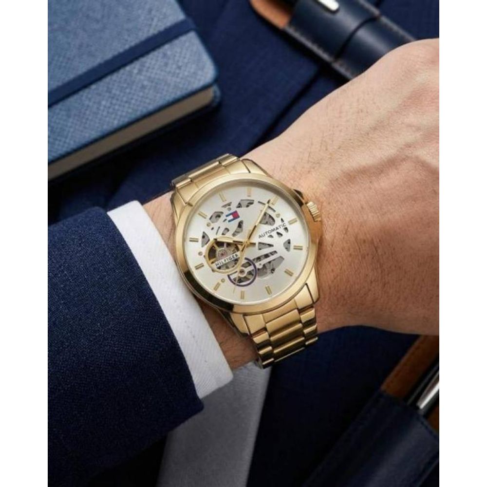 TUMMY HILFIGE SKELETON AUTOMATIC 686