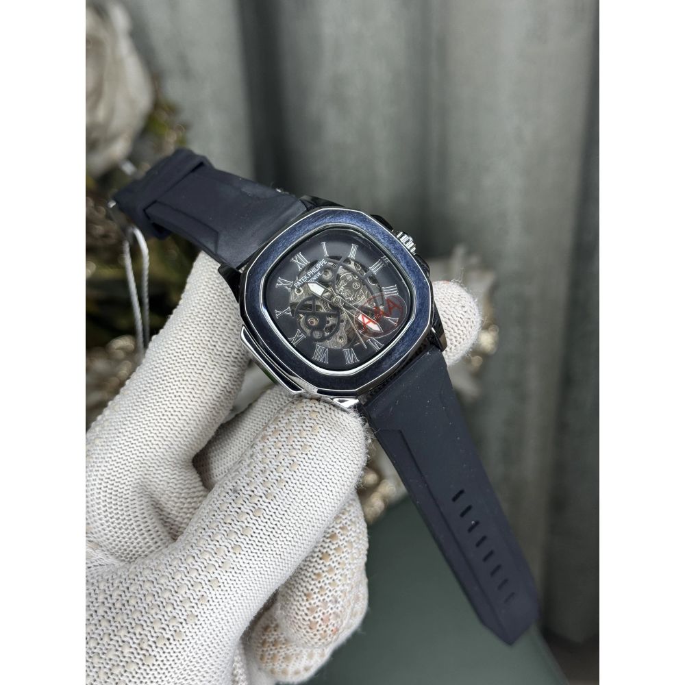 Patek Philipp e Silver Black Automatic Premium Watch
