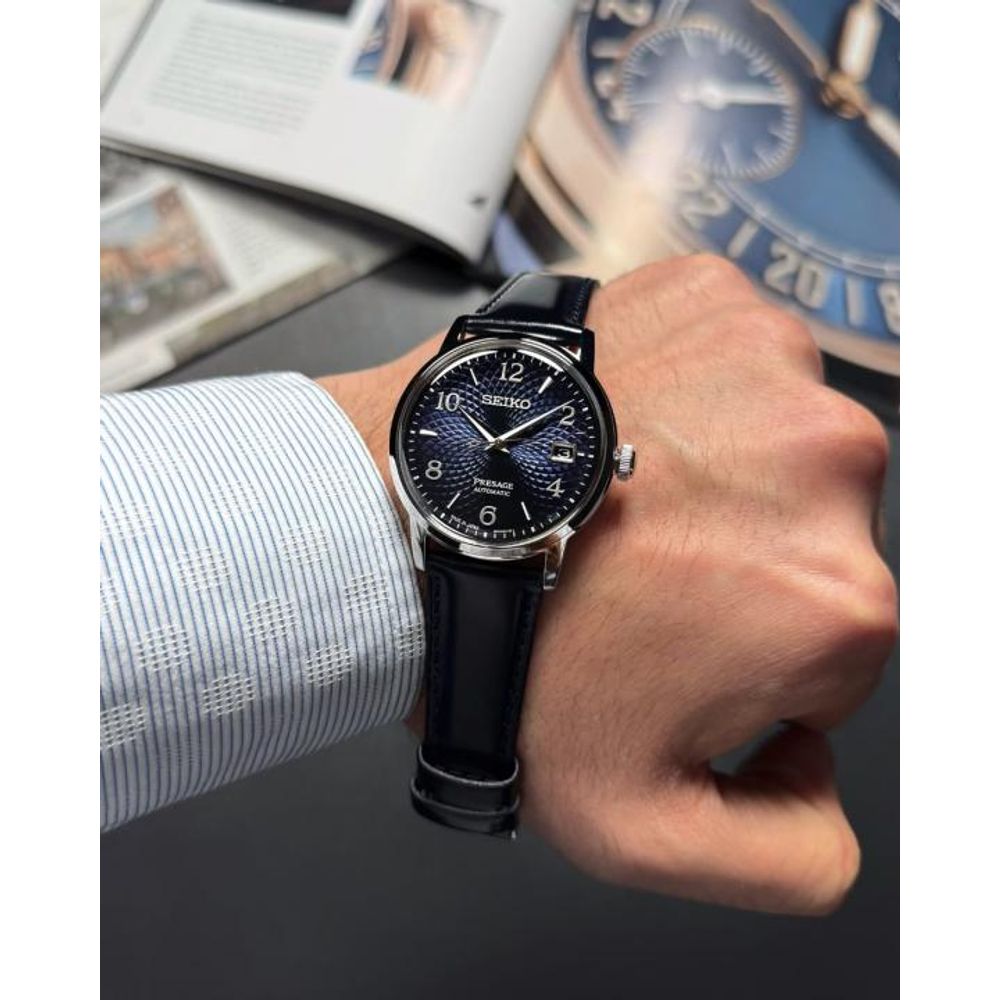 Seiko Presage Cocktail Time Mojito black blue