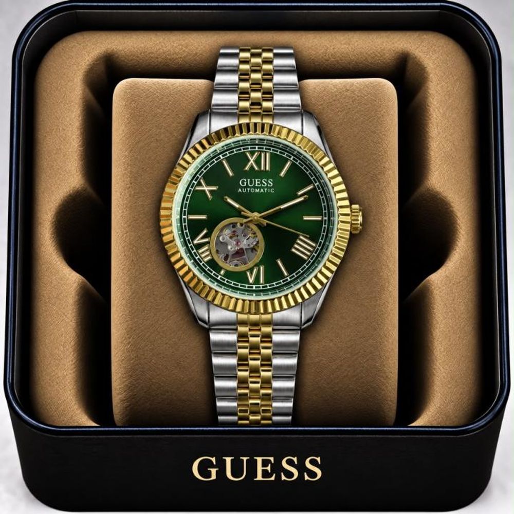 Guess Automatic Watch Back Open