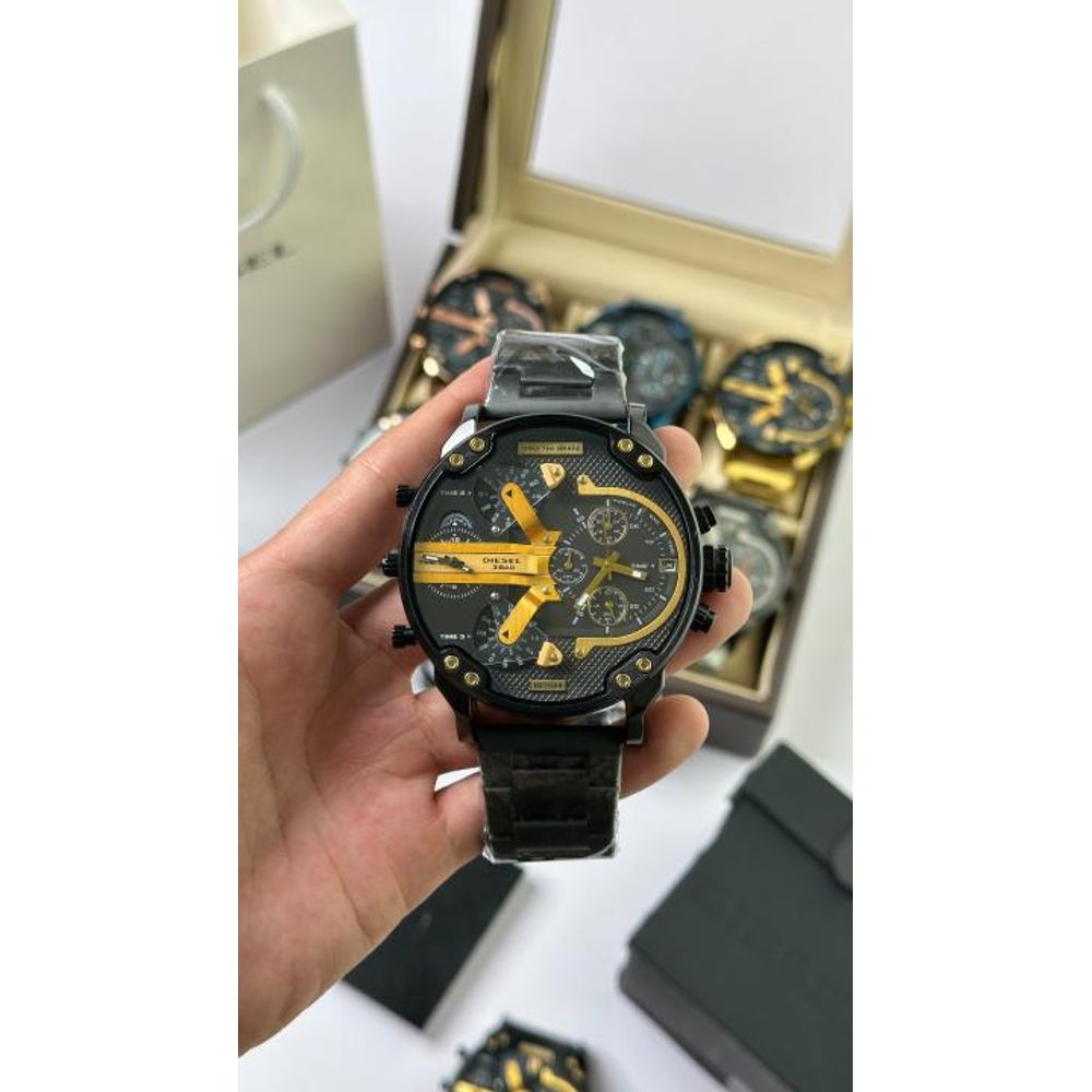 Diesal Mr. Daddy 2.0 Chronograph Watch Japan watch heavy quality