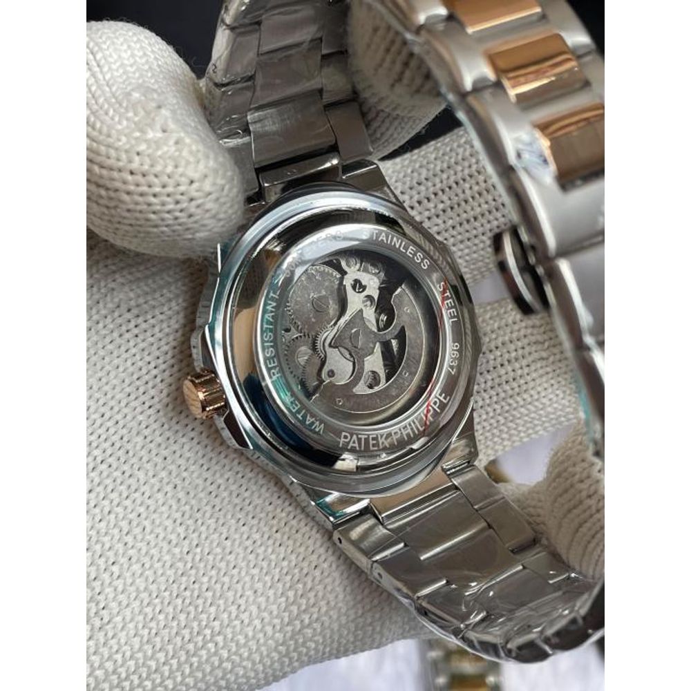 Patek Philipe Automatic Copper Two Tone Black Dial AT446