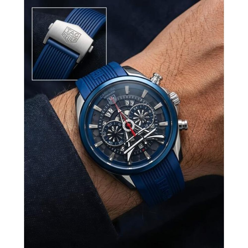 Tag Heuee_r Carrera Paris EiffelTower Blue