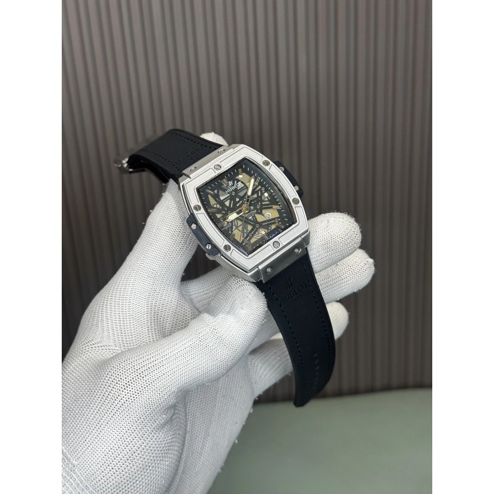 Hublo t Big Bang Silver Black Quartz Premium Watch