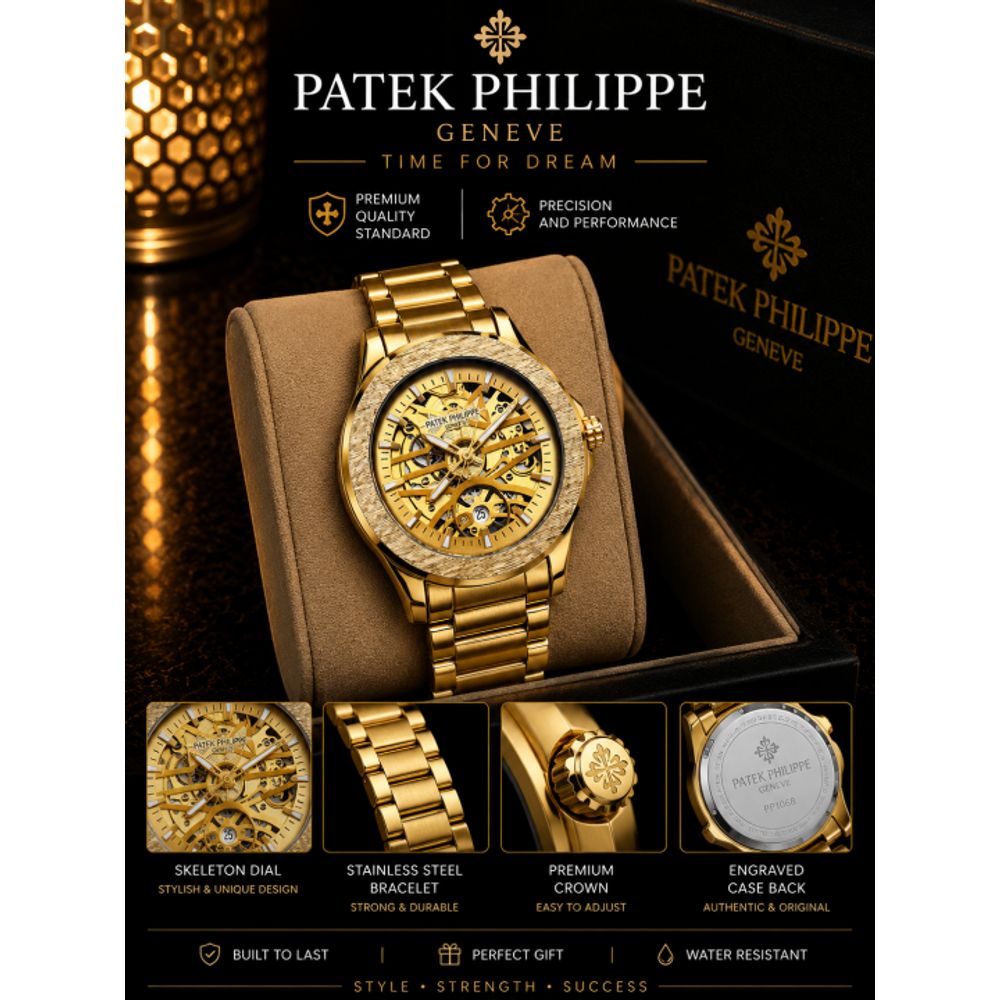 Patek Philipe Sekeleton Quartz