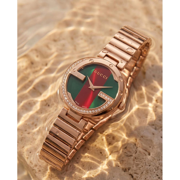 Guchi Interlocking G  Rose-Gold