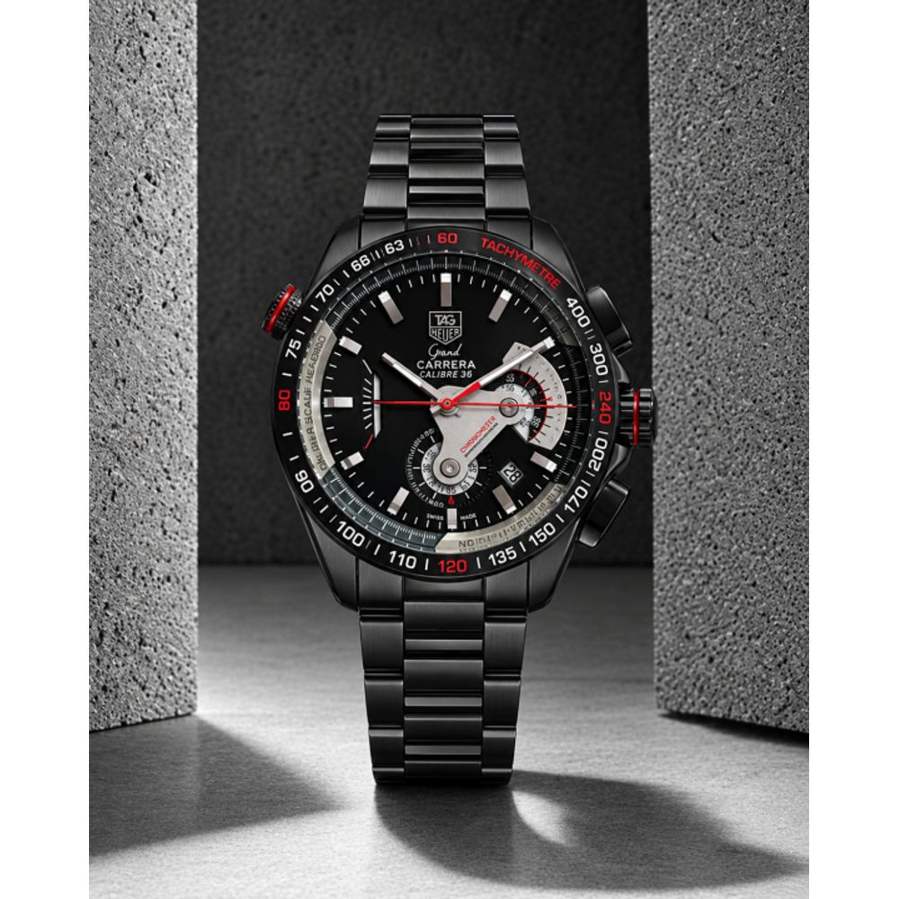 Tag Huer carrera caliber 36 Japan black
