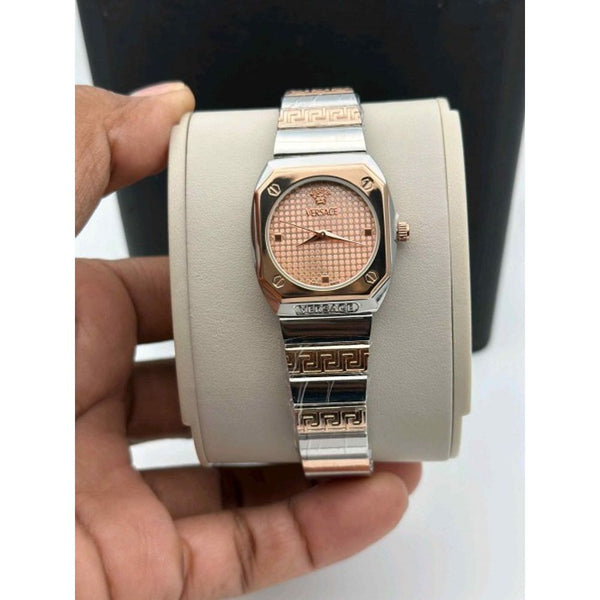 Versace Two Tone Rose Gold Dial