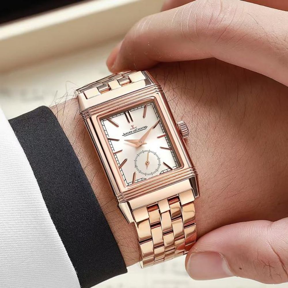 Jaegar-Le Coultre Reverso Tribute Small Seconds metal copper white