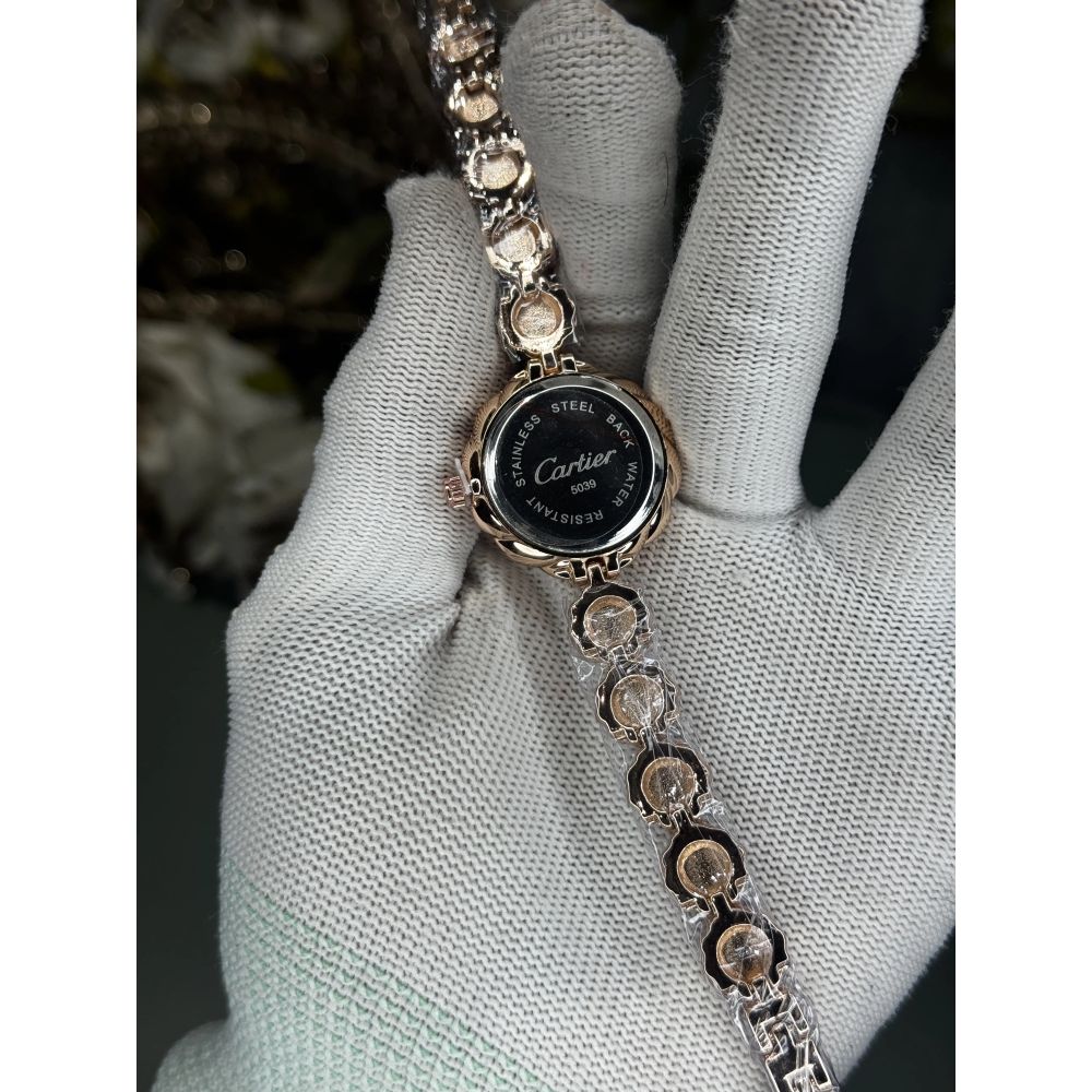 Cartie r Rose Gold Diamond Premium Ladies Watch