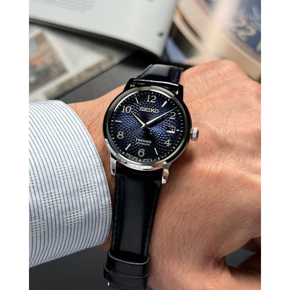 Seiko Presage Cocktail Time Mojito black blue