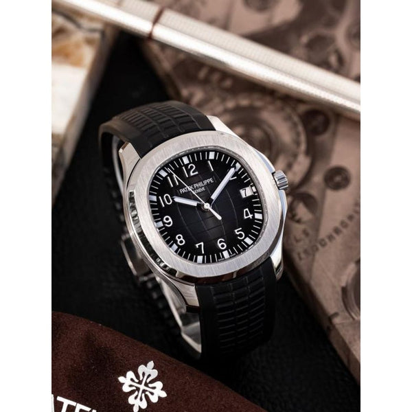 Pate_ek Philippe Aquanaut 5167R-001 black silver Black