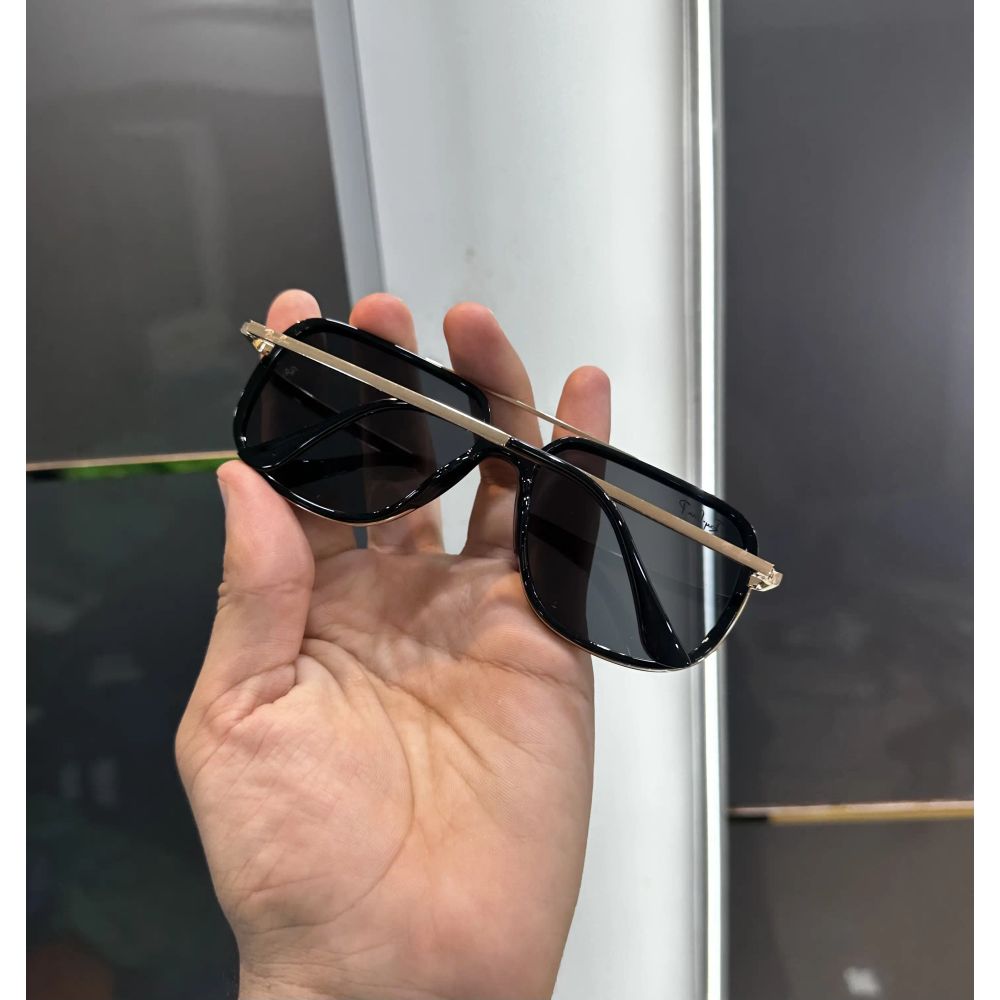 RayBan Gold Black Metal Premium Shades 6523