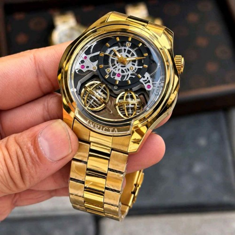 Invicta Gold Black