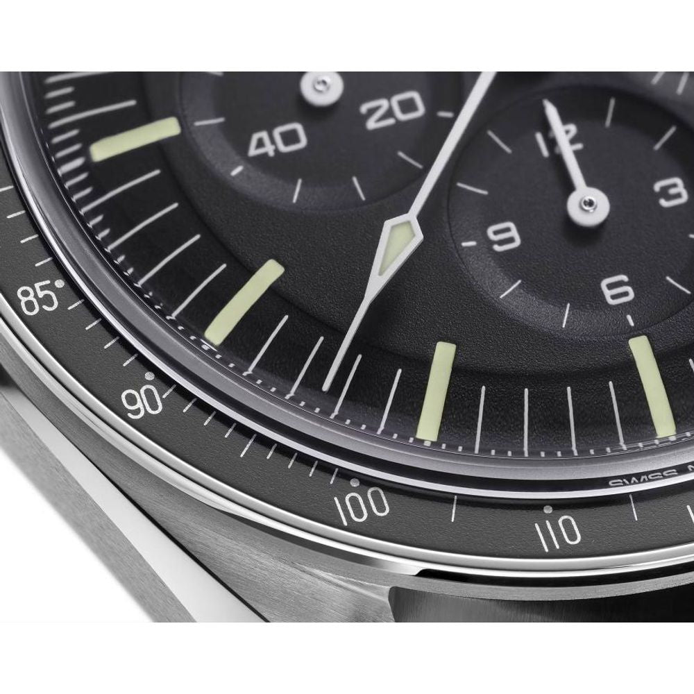 Omegha Speedmaster Moonwatch Professional silver Black Black Chronograp