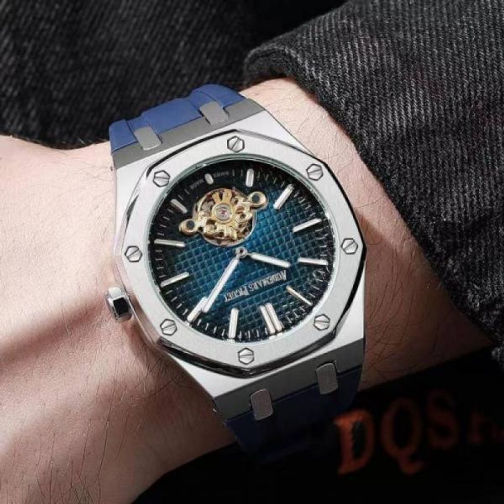 Audemars Pigue AUTOMATIC SILVER BLUE