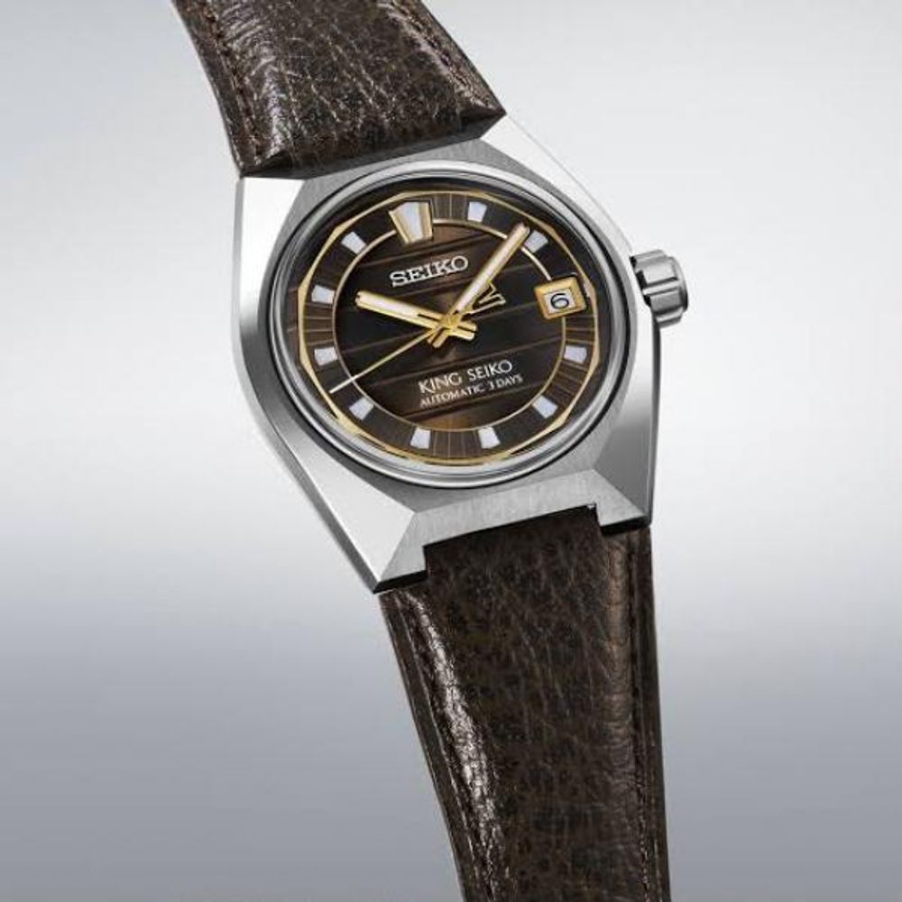SEIK O KING VANAC LEATHER MENS 408