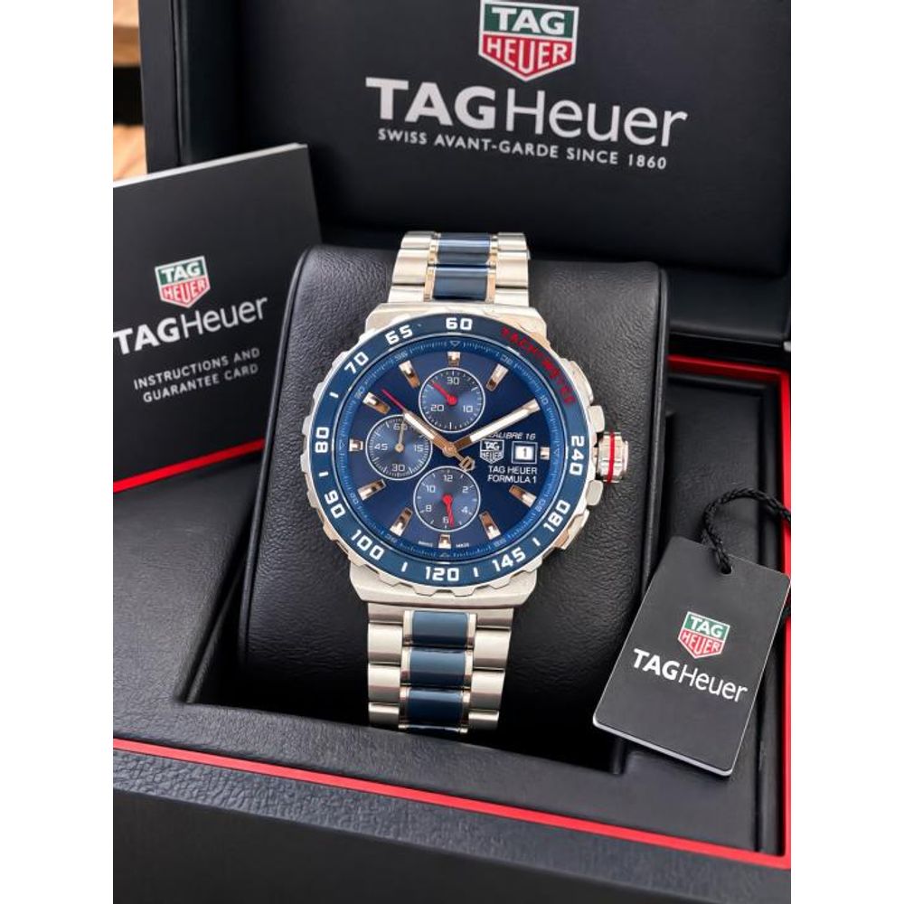 Tag Huer Formula 1 Automatic Chronograph  2 ton blue