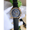 ArrWa%! Exchage AX1723 Chronograph Black Copper Blue Dial AT382