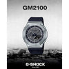 Casio g shock gm2100 black silver Black