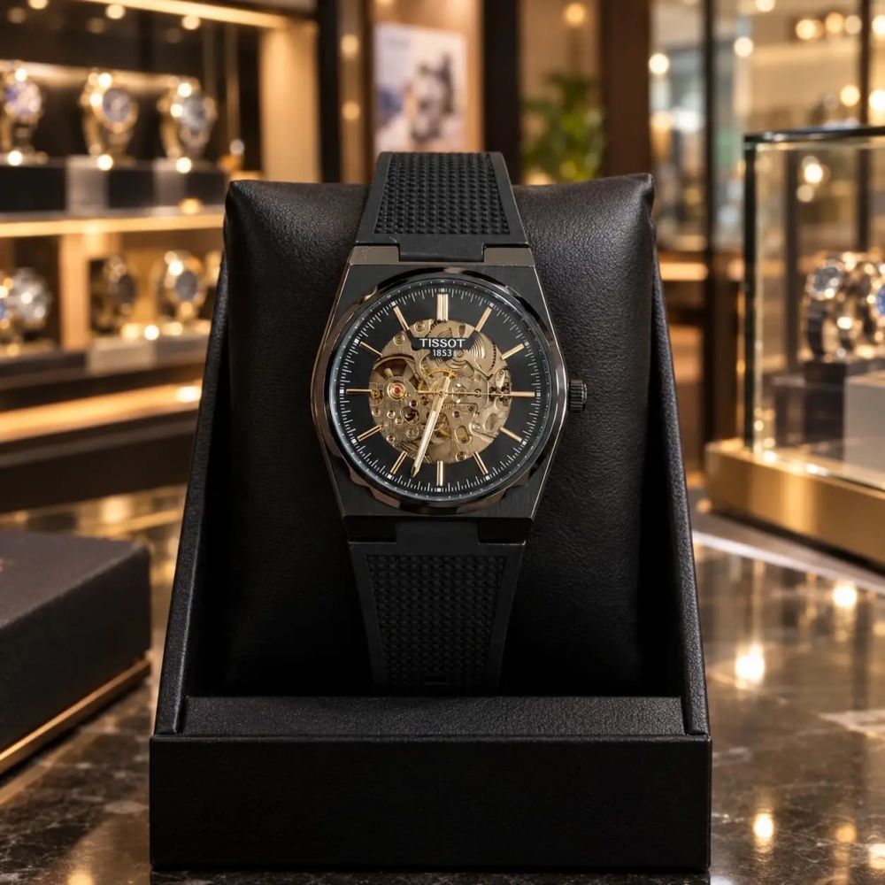 Tisso_t 1853 Automatic Skeleton Black 227