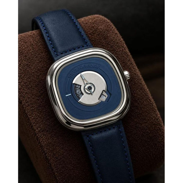 Seven Friday PE201 Blue Silver Blue Dial