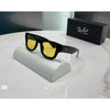 RayBan Black Yellow Puffer Premium Shades 940