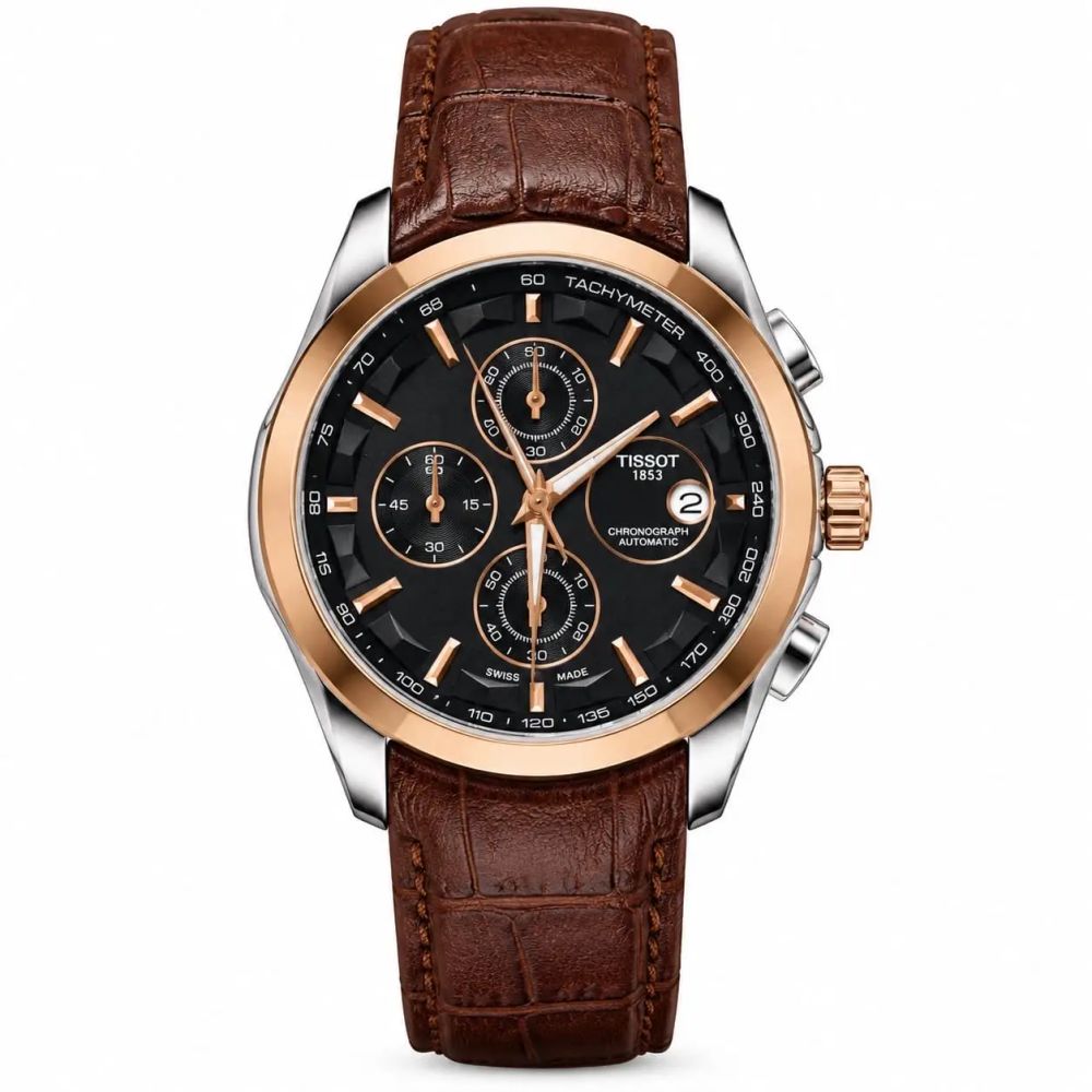 Tisso_t 1853 Couturier Leather Chronograph 228