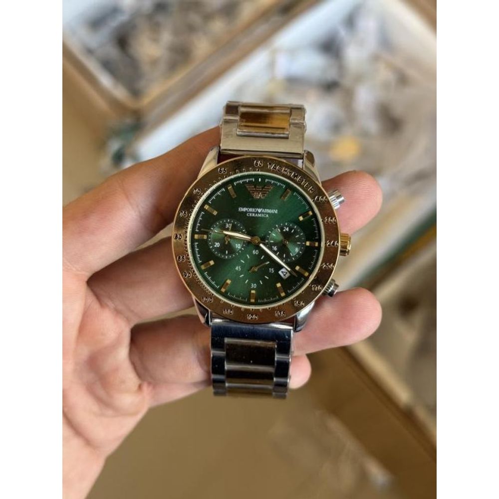 Emporio Arma i Chronograph (All working) Best Quality