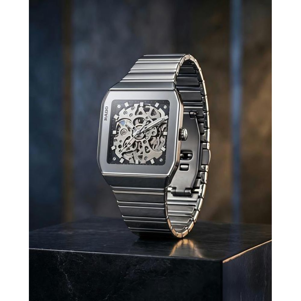 Raado Anatom Automatic Skeleton Silver Black