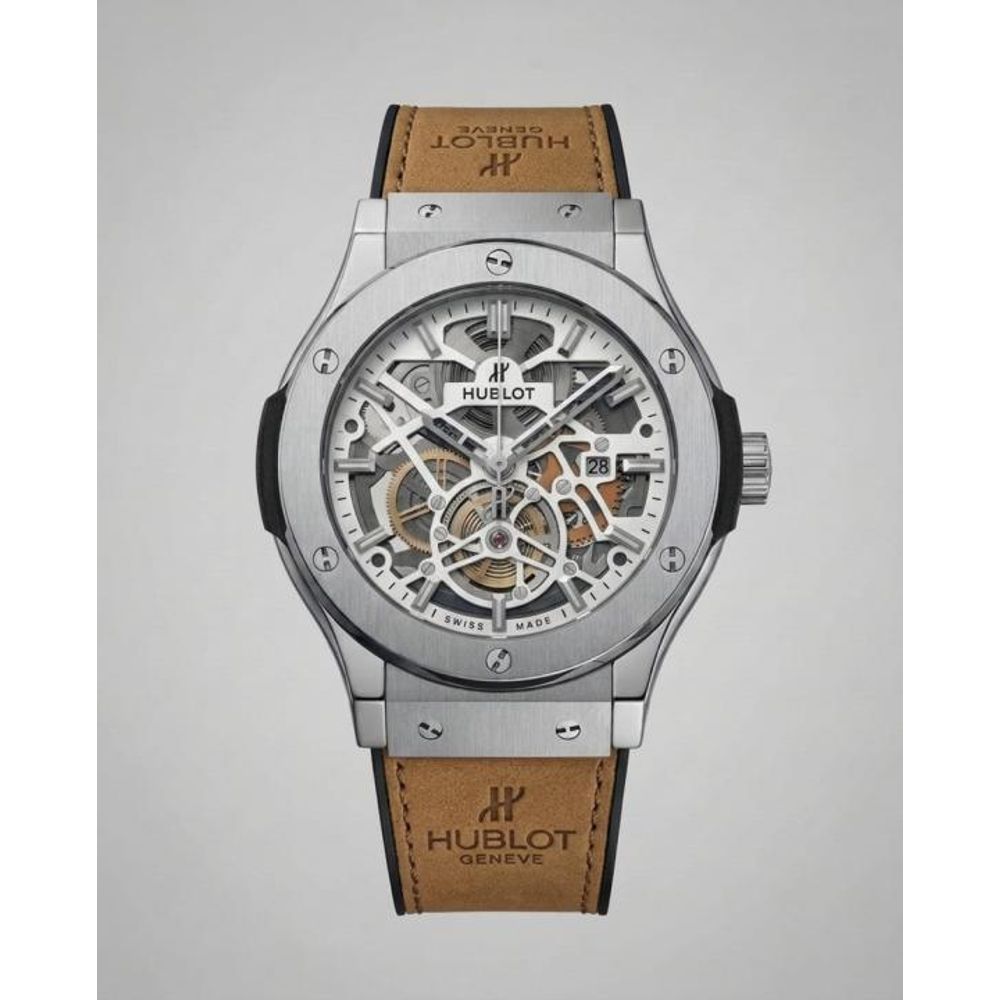 Hublot Classic Fusion Tourbillon SILVER Brown