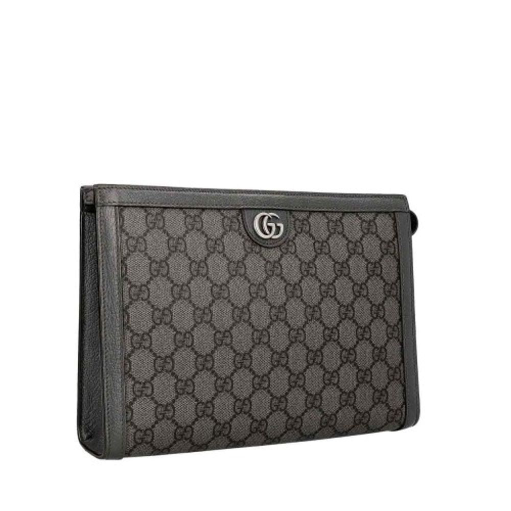 GUUCCI MENS TOILETRY MESSENGER POUCH WITH OGBOX DUSTCOVER CARD