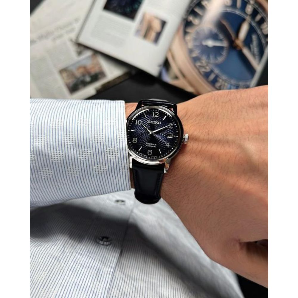 Seiko Presage Cocktail Time Mojito black blue