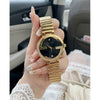 Guchi Interlocking G Gold-Black