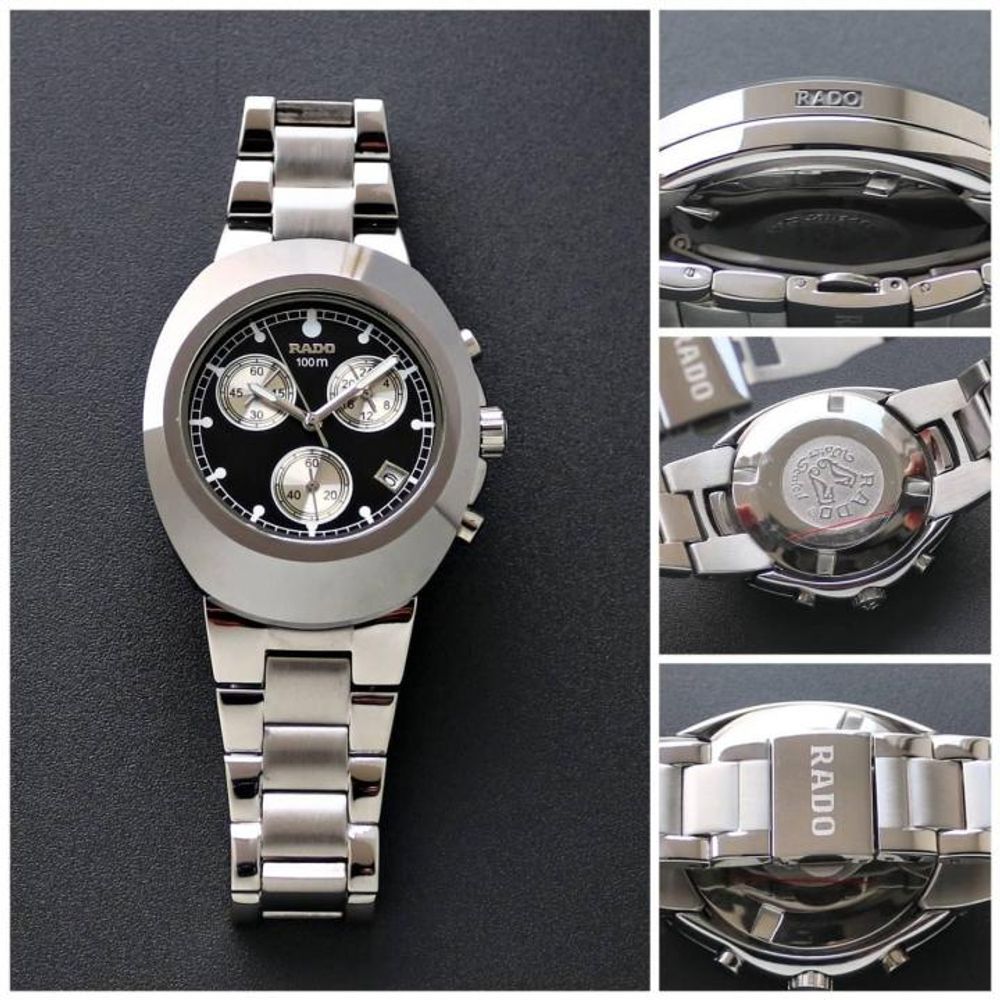 Radd_o 100M Chronograph AAA QUALITY silver Black