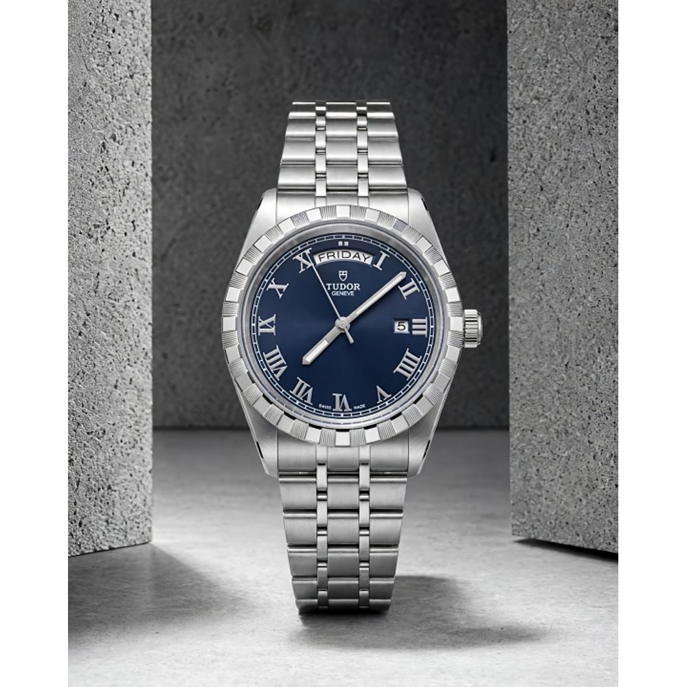 Tudor Royal automatic silver blue