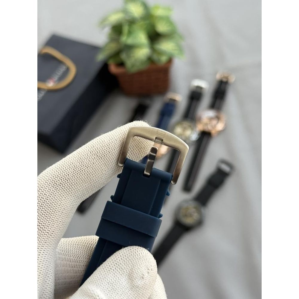 Tommmy Hilfiger Automatic Skeleton Blue