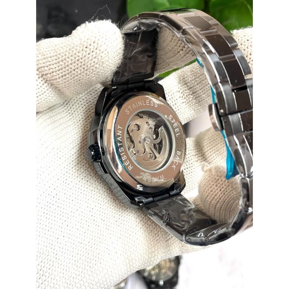 ARRWA%! EXCHAGE  HAMPTON AUTOMATIC BLACK GOLD AT455