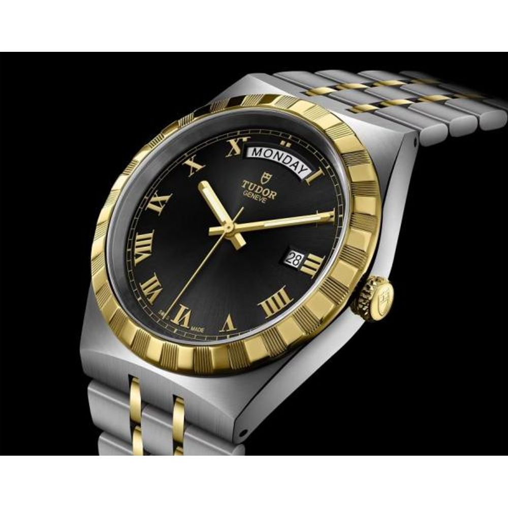 TUDOR ROYAL TT BLACK ROMAN 1029