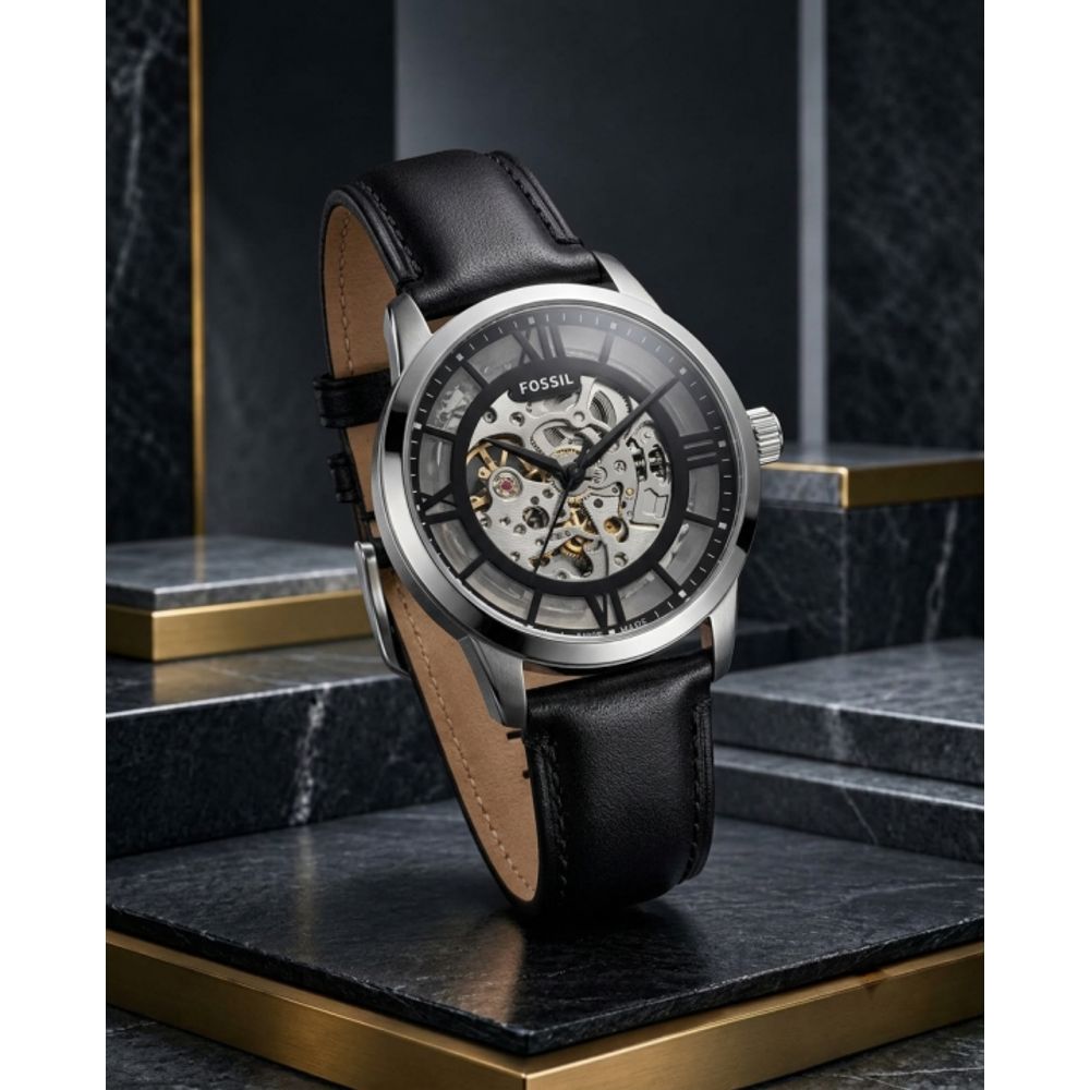 Fosil Townsman black silver Automatic