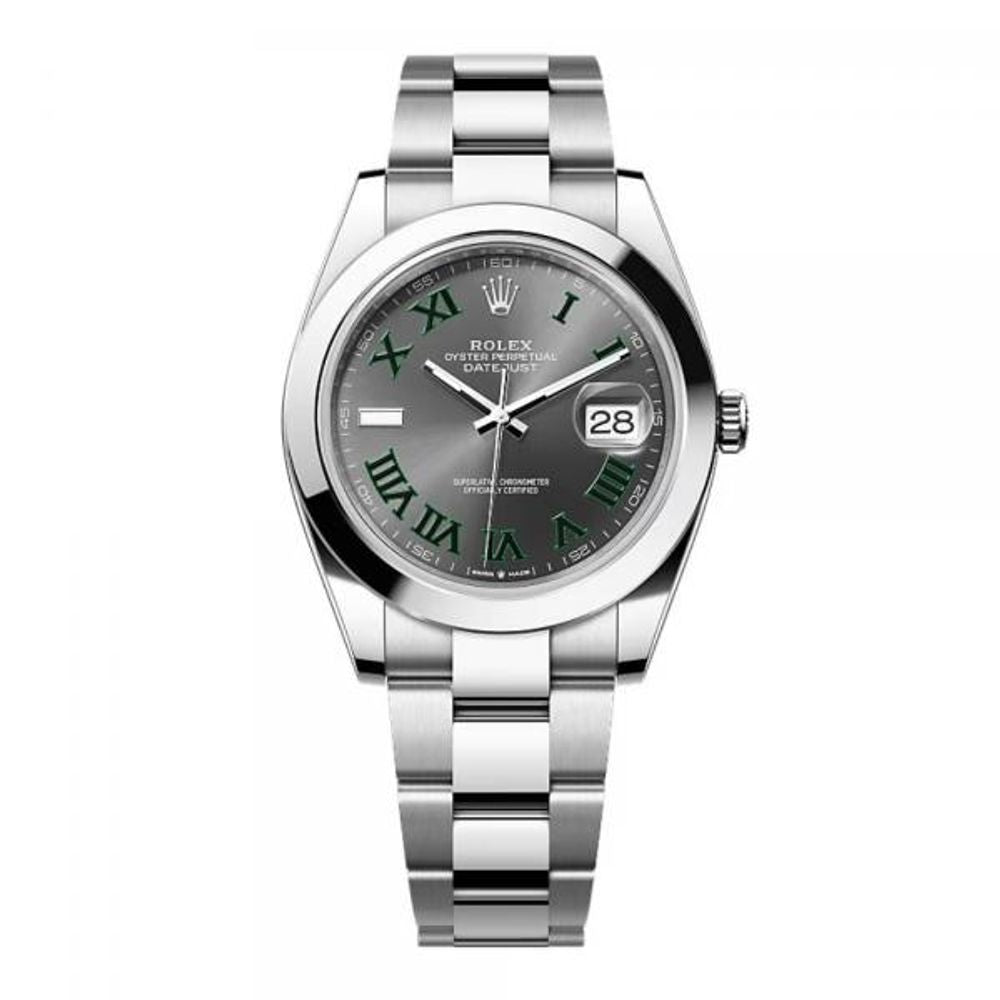 Rollex DateJust Automatic Premium FST Oyster Silver Grey Dial AT468