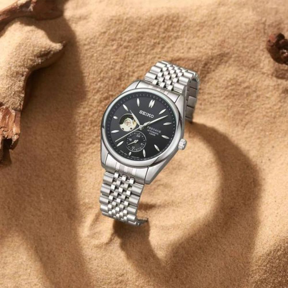 Seiko presage SPB471 Automatic silver Black