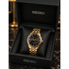 SEIK_O PRESAGE AUTOMATIC GOLD DUSTY BLACK 232