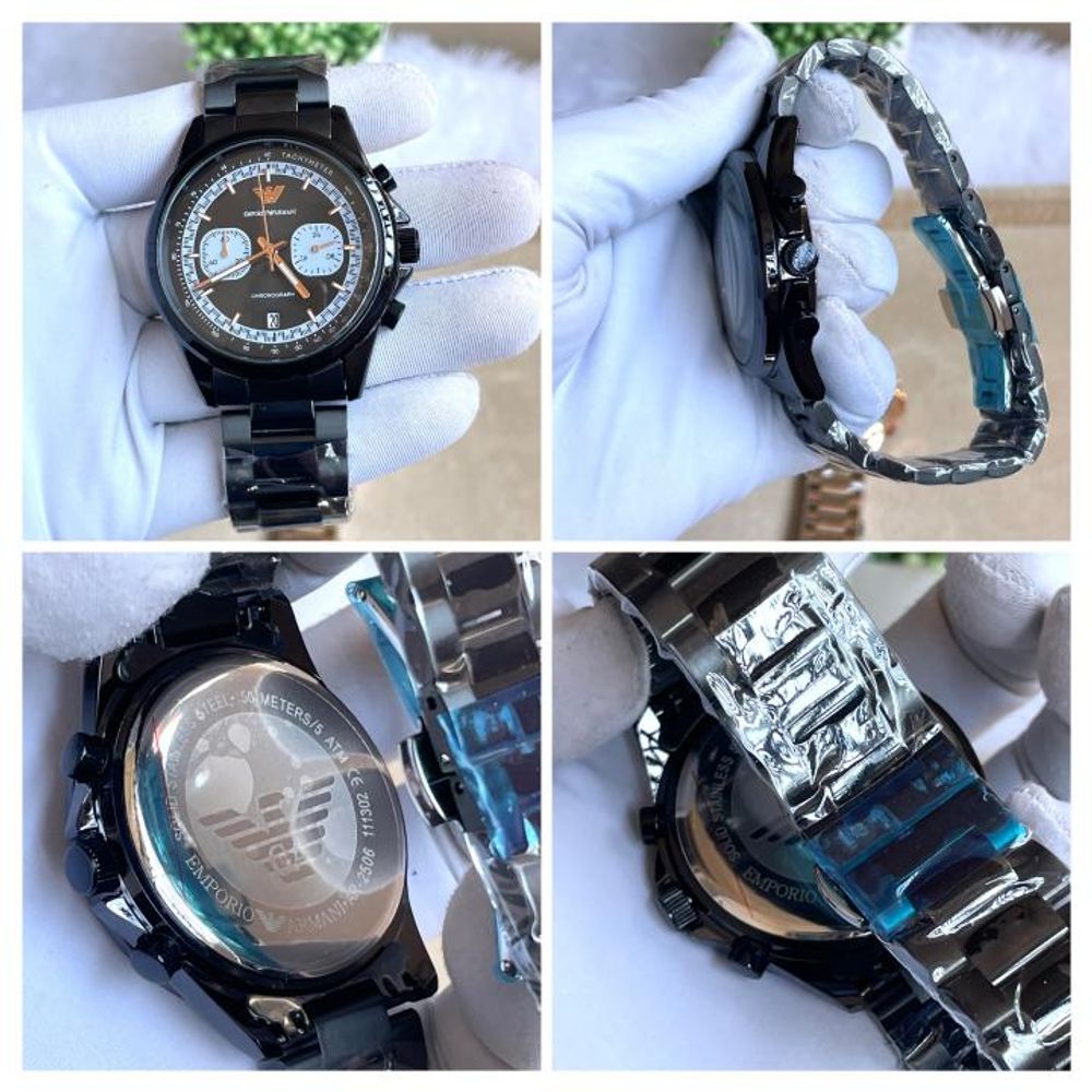 Emporio Arrwa%! AR11636 Chronograph Black AT505