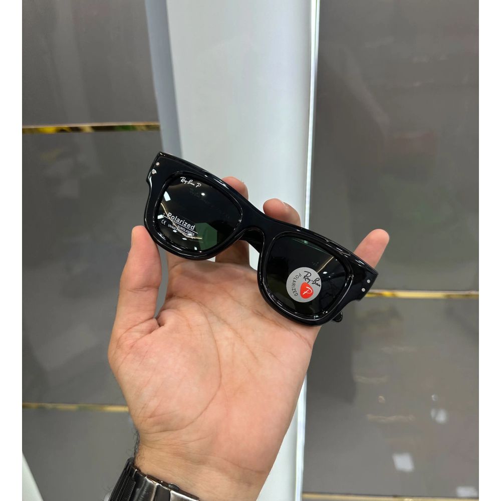 RayBan Puffer Black Green Premium Shades 940