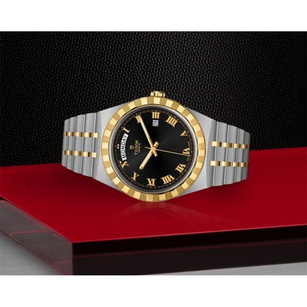 TUDOR ROYAL TT BLACK ROMAN 1029