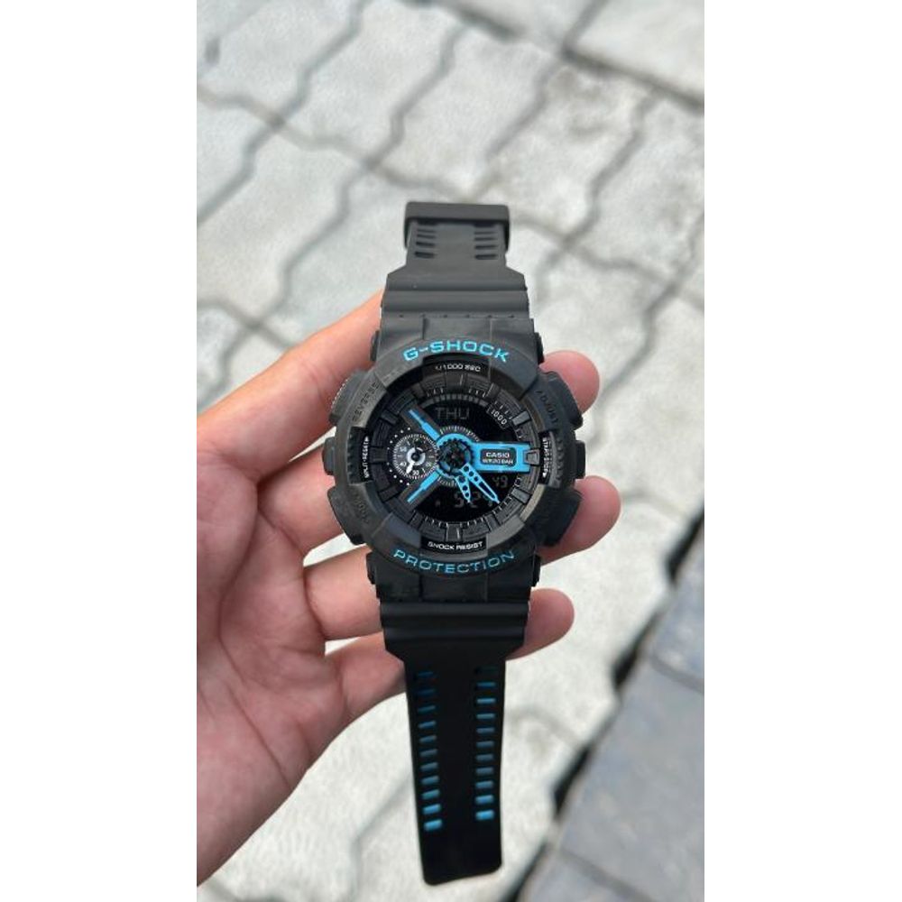 G shock GA 110RG-7ADR digital analog silicon strap